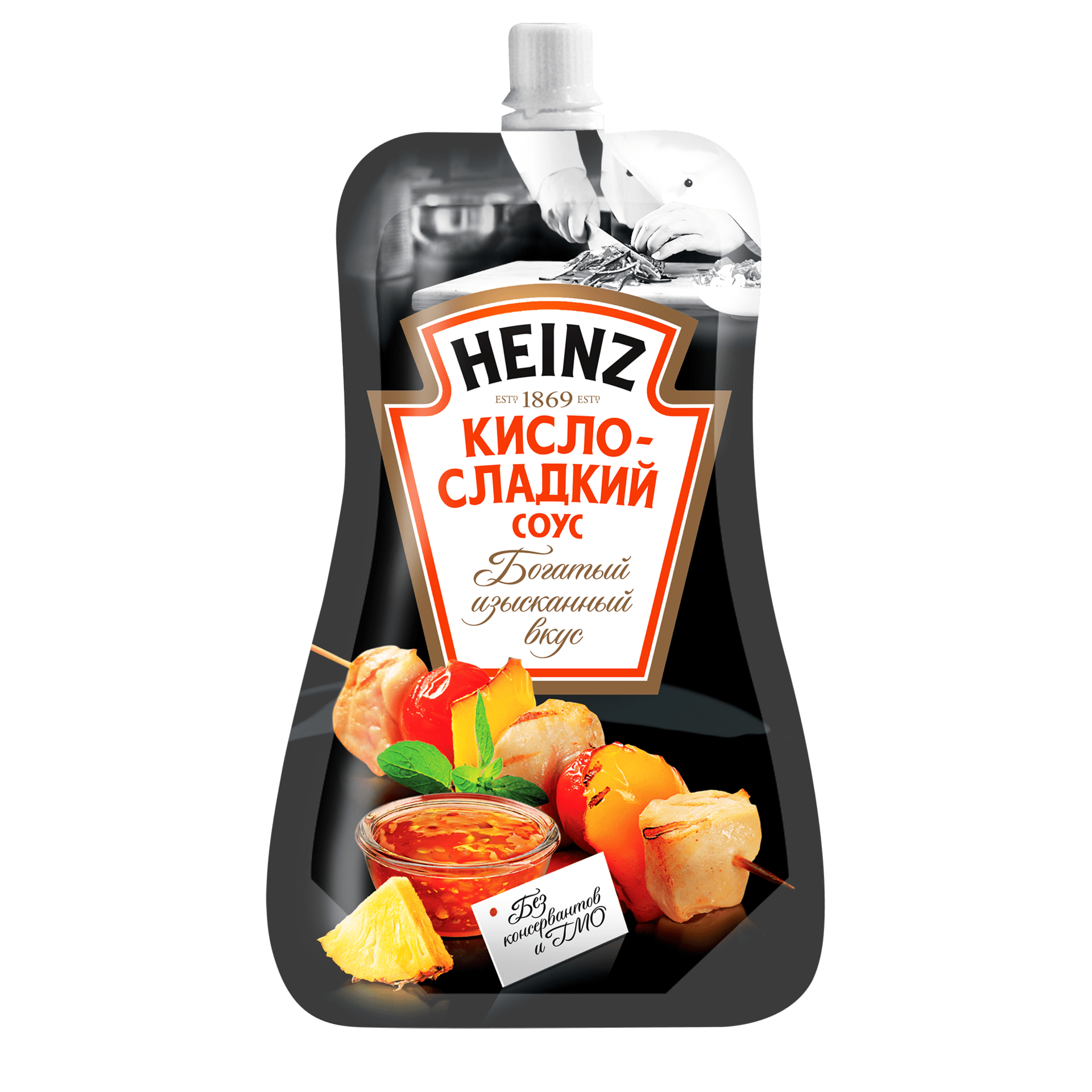 Соус Heinz 230г томатный чили дой-пак